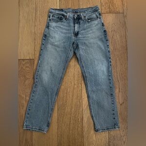 Levi's 541 Light Blue Denim Jeans 32/30 nice aging and clean